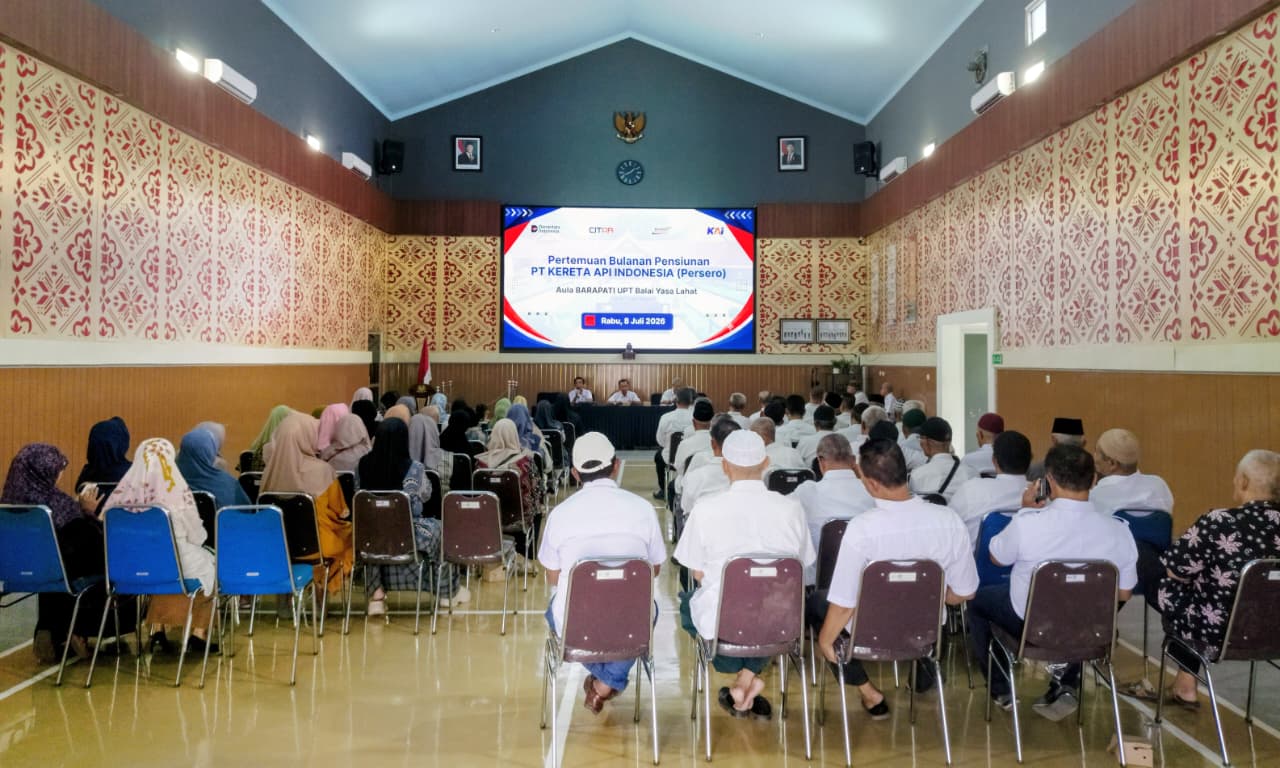 Pertemuan Bulanan Pensiunan PT. Kereta Api Indonesia (Persero)